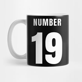 NUMBER 19 FRONT-PRINT Mug